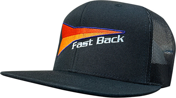 Fast Back Ropes - Embroidery Logo Cap (Black Meshback)