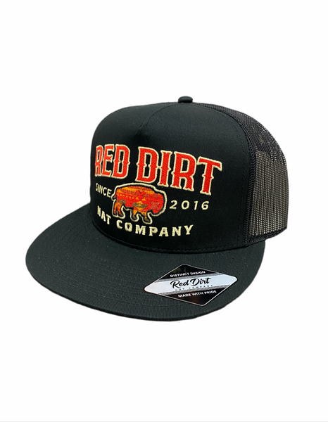 Red Dirt Hat Co - Sunset Buffalo Black/Black