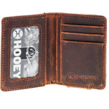 Hooey War Paint Hand Tooled Bifold Money Clip - Tan/Brown