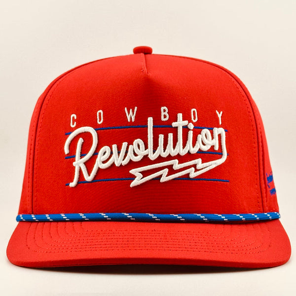 Cowboy Revolution Cap - Lightning (Red)