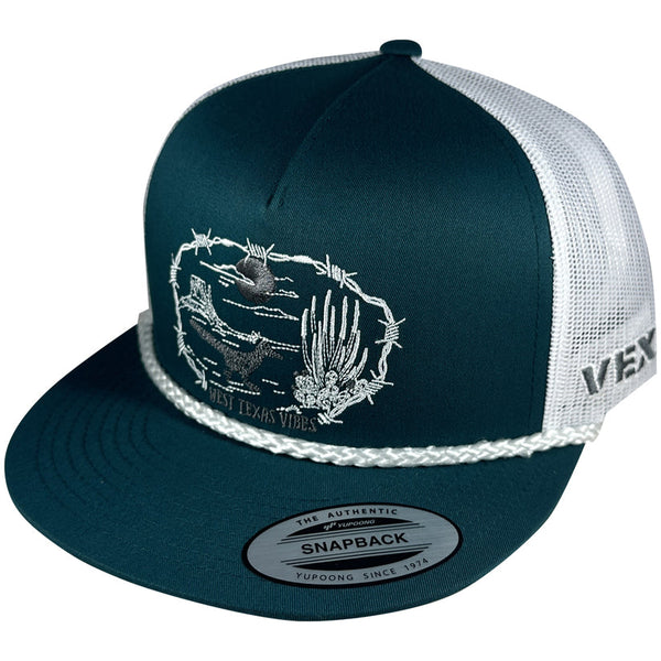 Vexil - West Texas Vibes - Deep Teal/White Mesh