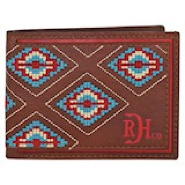 Men's Leather Wallet - RDHC Aztec