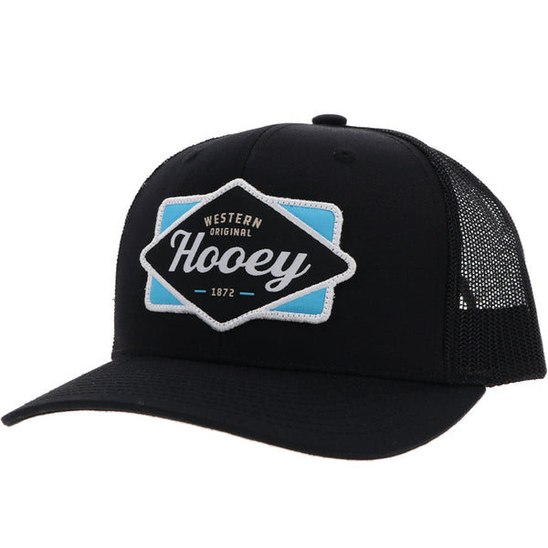 Hooey - Diamond Black 6 Panel Trucker