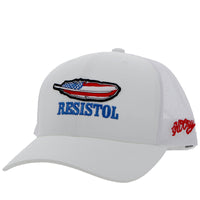 Hooey - Resistol White w/ Feather Logo Cap