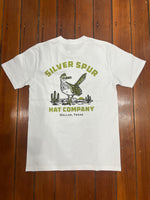 Silver Spur Hat Co - Roadrunner Tee (White)