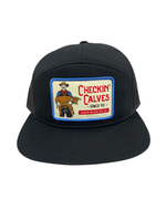 Rancho Relaxo Hat Co - Checkin' Calves Black 7 Panel