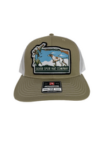 Silver Spur Hat Co - Duck Dog Patch Khaki & White