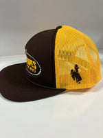King Ropes Patch Trucker Hat - Brown/Yellow