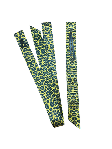 Nylon Latigo Set - Yellow Cheetah