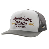 Hooey White/Grey American Made Trucker