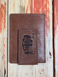 Men's Leather Wallet - Card Wallet (Brown)