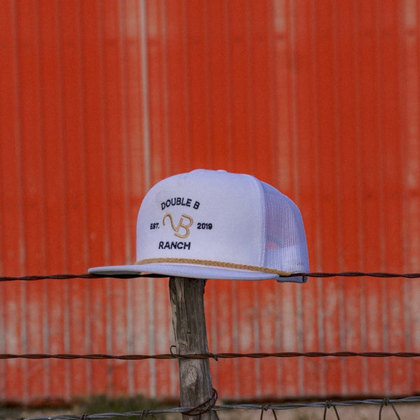 Double B Hat Co - Gold Ranch (White)