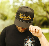 Cowboy Revolution Cap - Lightning (Black & Gold)