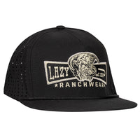 Lazy J Ranch Wear Cap - Black Hereford  Performance Black