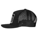 Lazy J Ranch Wear Cap - Sunset Bull CURVED Black