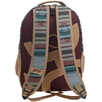 Hooey Recess Backpack Tan/Blue With Serape Pattern