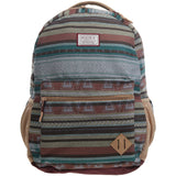 Hooey Recess Backpack Tan/Blue With Serape Pattern