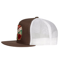 Lazy J Ranch Wear Cap - Brown & White Show Time