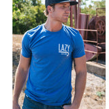 Lazy J Ranch Wear - Lazy J Ranch Bully T Shirt - Royal Blue