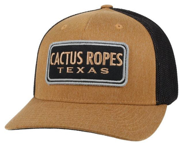 Hooey - Cactus Ropes CR65 Flexfit Cap Tan/Black