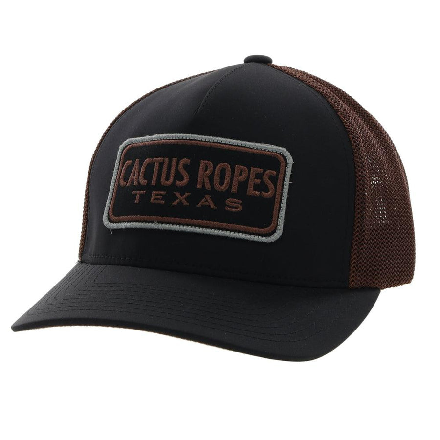 Hooey Cactus Ropes CR85 Flexfit Cap Black Brown The Cowboy s Closet