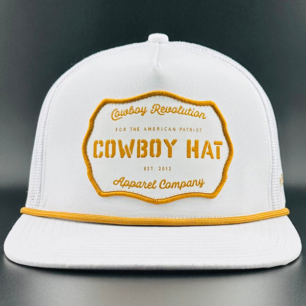 Cowboy Revolution Cap - Cowboy Hat (White)