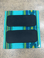 Ortho Equine Saddle Blanket - Light Blue/Green