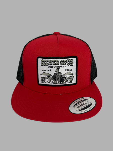 Silver Spur Hat Co - Armadillo Rider Red & Black