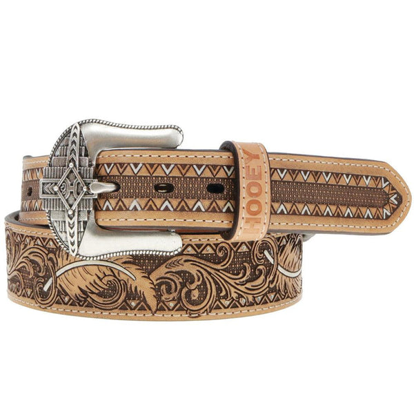 Western Belt - Hooey War Paint (Natural/Brown/Ivory)