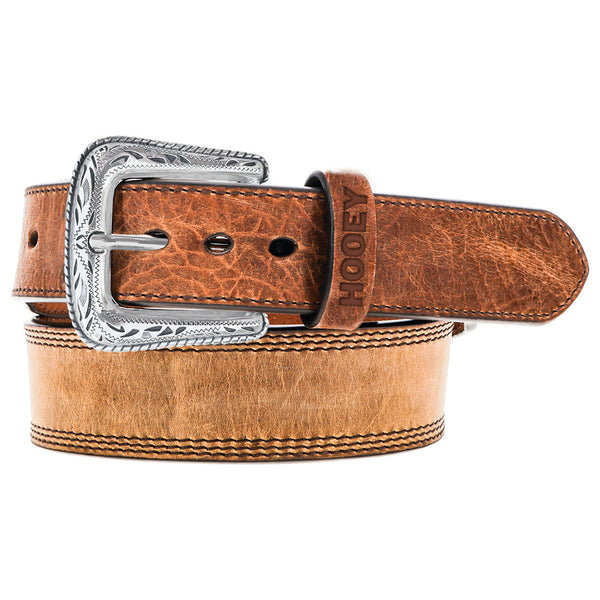 Western Belt - Gibson Hooey Belt (Natural/Brown)