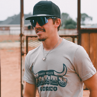 Salty Rodeo Tee - Horns Tee (Tan)