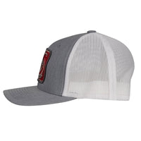 Lazy J Ranch Wear Cap - CURVED BRIM American Best Cap, Heather Grey