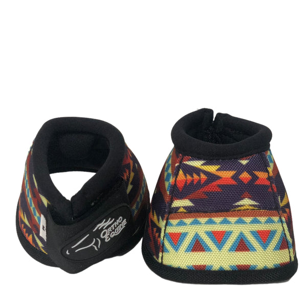 Ortho Equine Bell Boots - Sunset Aztec