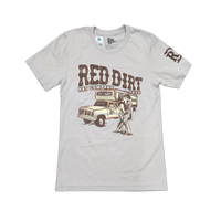 Red Dirt Hat Co Tee - Rodeo Ready Heather Tan