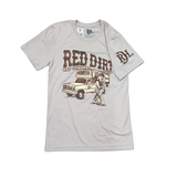 Red Dirt Hat Co Tee - Rodeo Ready Heather Tan