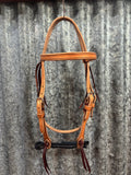 Leather Headstall - 5/8" Cowboy Knot