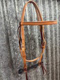 Leather Headstall - 5/8" Cowboy Knot