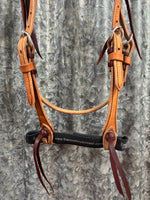 Leather Headstall - 5/8" Cowboy Knot