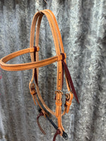 Leather Headstall - 5/8" Cowboy Knot