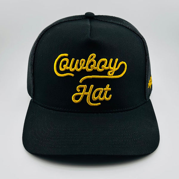 Cowboy Revolution Cap - Cowboy Hat 5 Panel (Black)