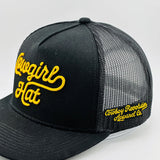 Cowboy Revolution Cap - Cowgirl Hat 5 Panel (Black)