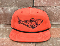 Cactus Alley Hat Co - Salt Water Dark Orange