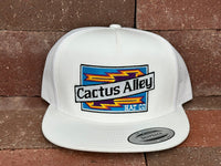 Cactus Alley Hat Co - Aztec White/White Mesh