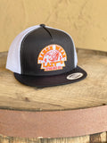 Lazy J Ranch Wear Cap - Black/White/Rusty Arrowhead