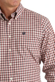 Cinch Men's Western Shirt - Red Check