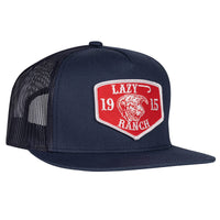 Lazy J Ranch Wear Cap - Navy Red Ranch