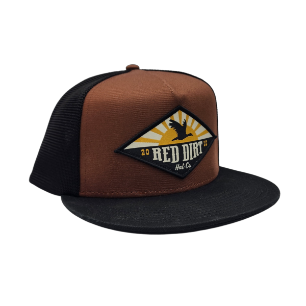 Red Dirt Hat Co - Goose Coffee/Black