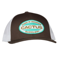 Red Dirt Hat Co - Cactus Saddlery (Brown/White)