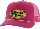 Hooey - Cactus Ropes 5-Panel Trucker Hot Pink