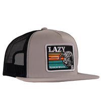 Lazy J Ranch Wear Cap - Silver/Grey/Black Dusk Sunset Bull